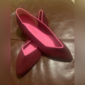 Rothy’s pink flats, never worn.